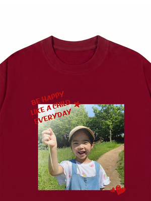 Áo Thun Custom Childhood's Photo