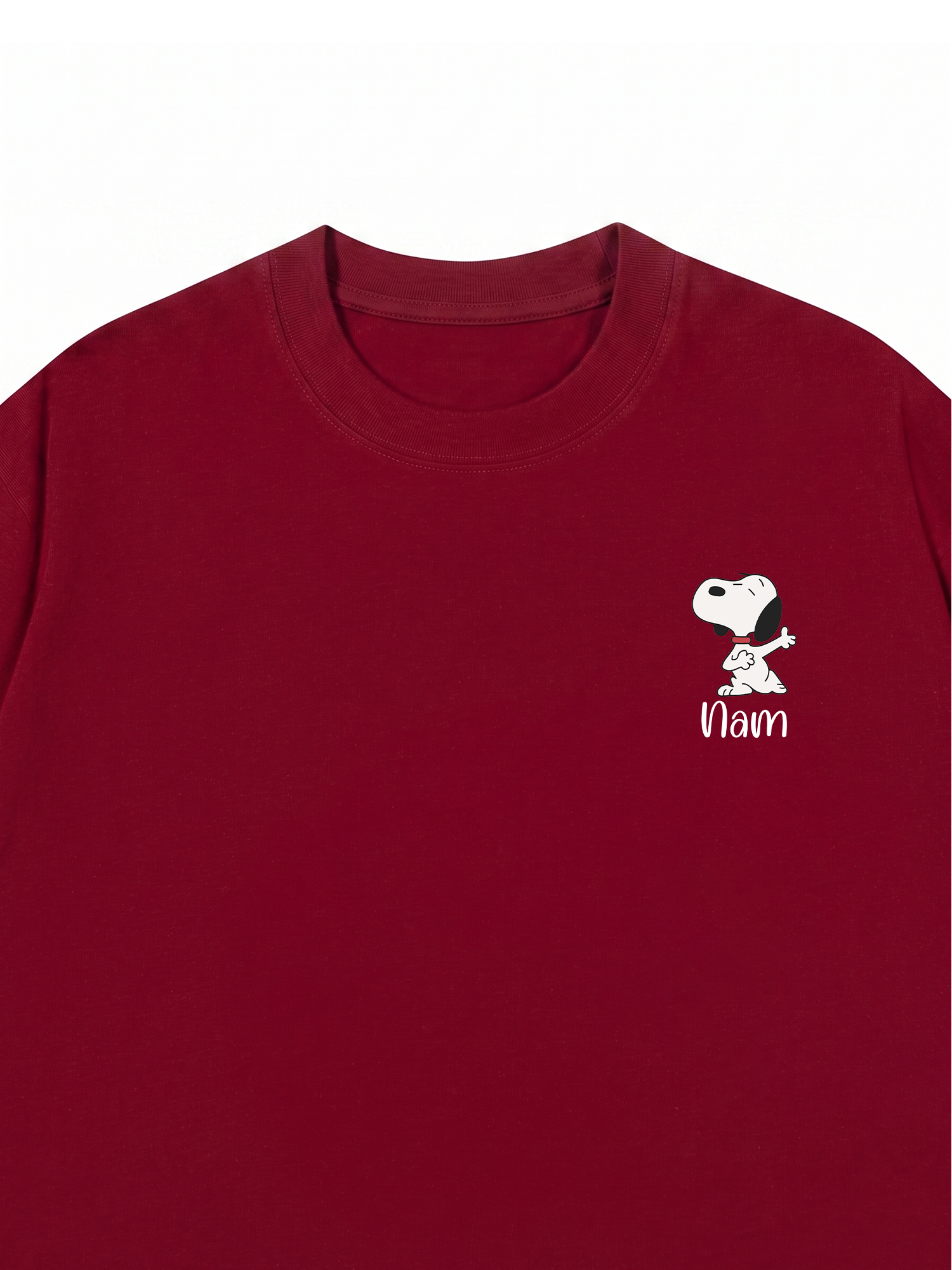 Áo Thun Custom Name Couple Cute Dog