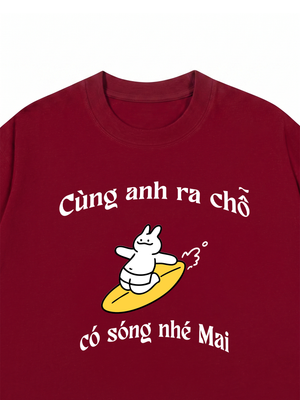Áo Thun Custom Name Cùng Nhau Ra Chỗ Có Sóng