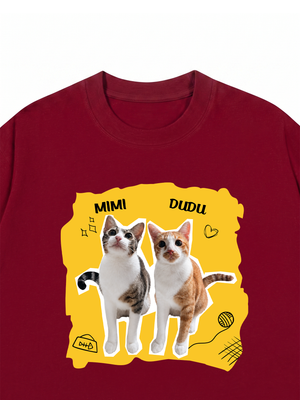 Áo Thun Custom Photo Pet Cat