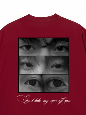 Áo Thun Custom Eyes Couple Photo