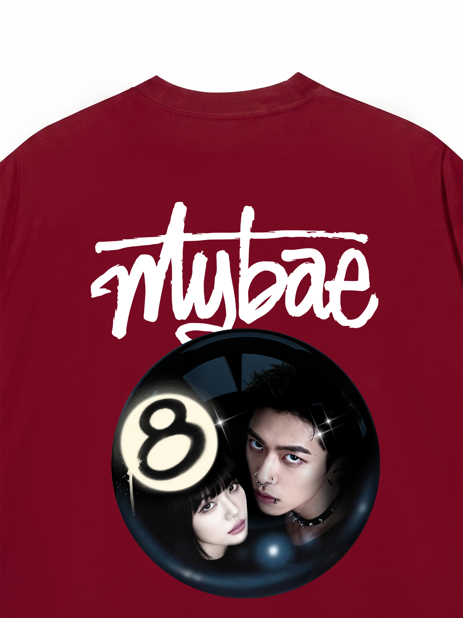 Áo Thun Custom Couple Blue Pocket Lover My Bae