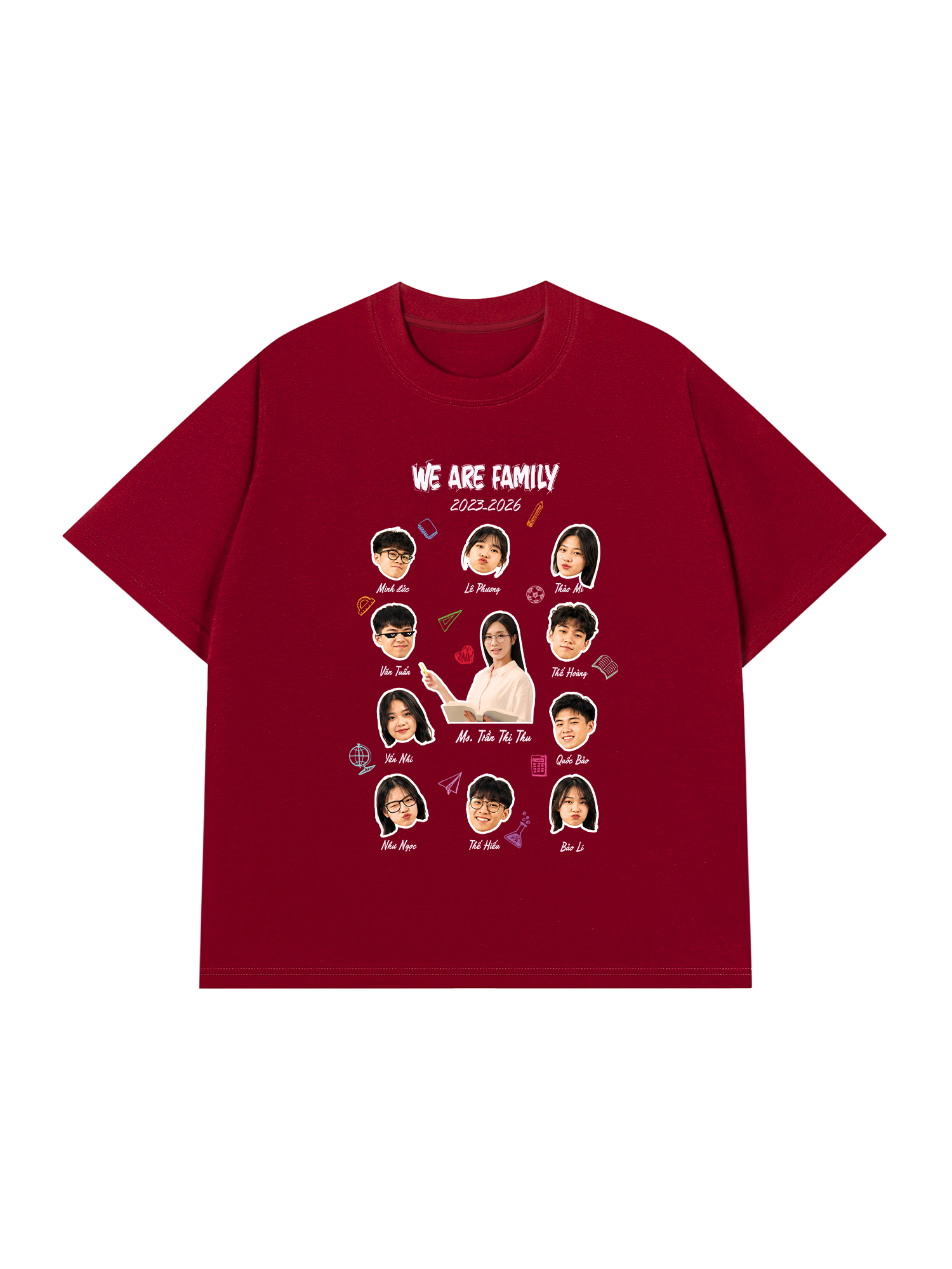 Áo Thun Custom Class Shirt We Are Family