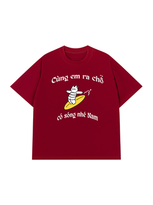 Áo Thun Custom Name Cùng Nhau Ra Chỗ Có Sóng