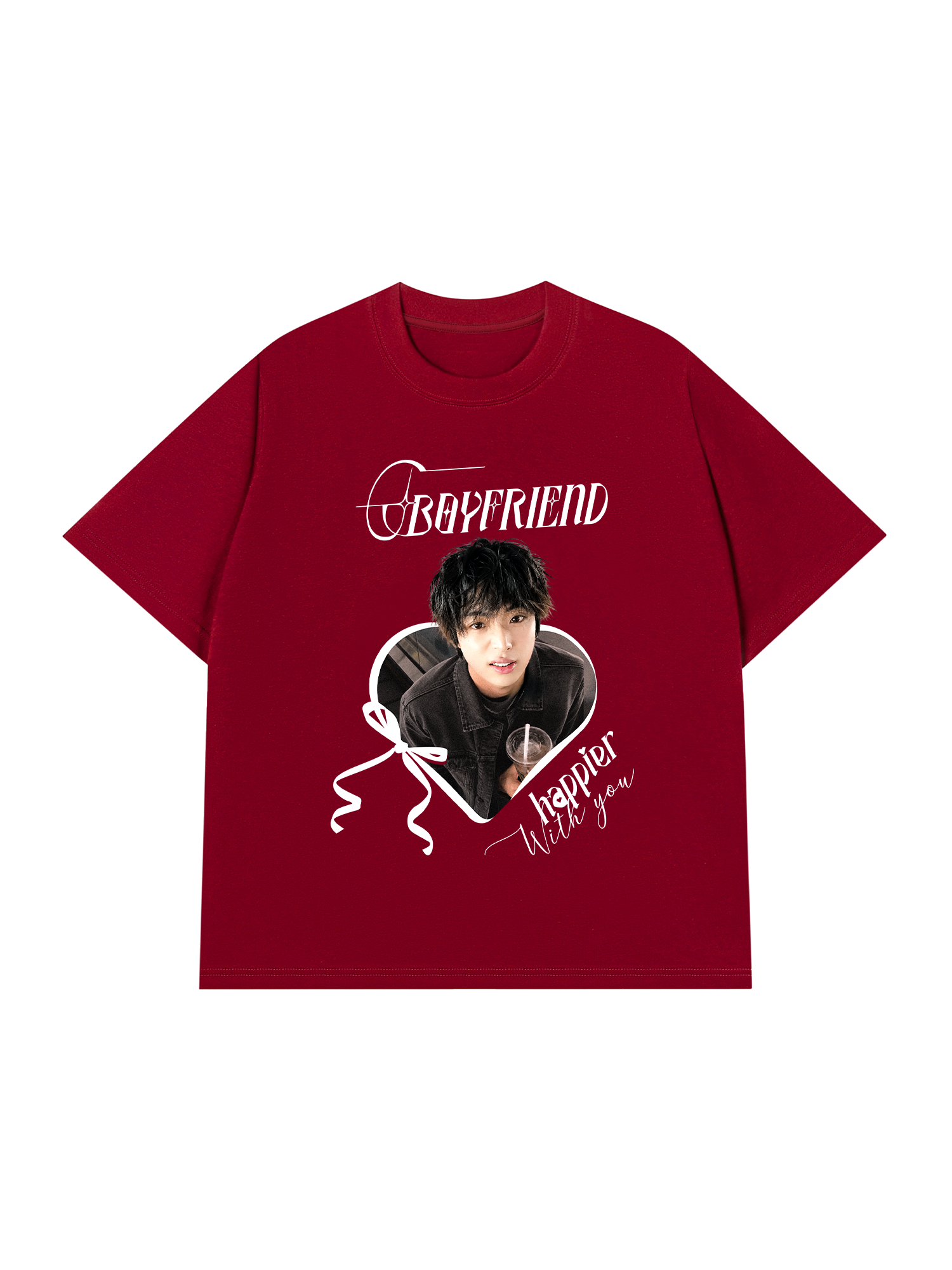 Áo Thun Custom Happier with you