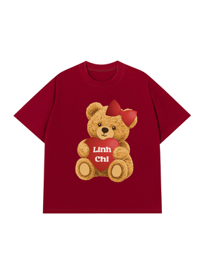 Áo Thun Custom Couple Teddy Couple
