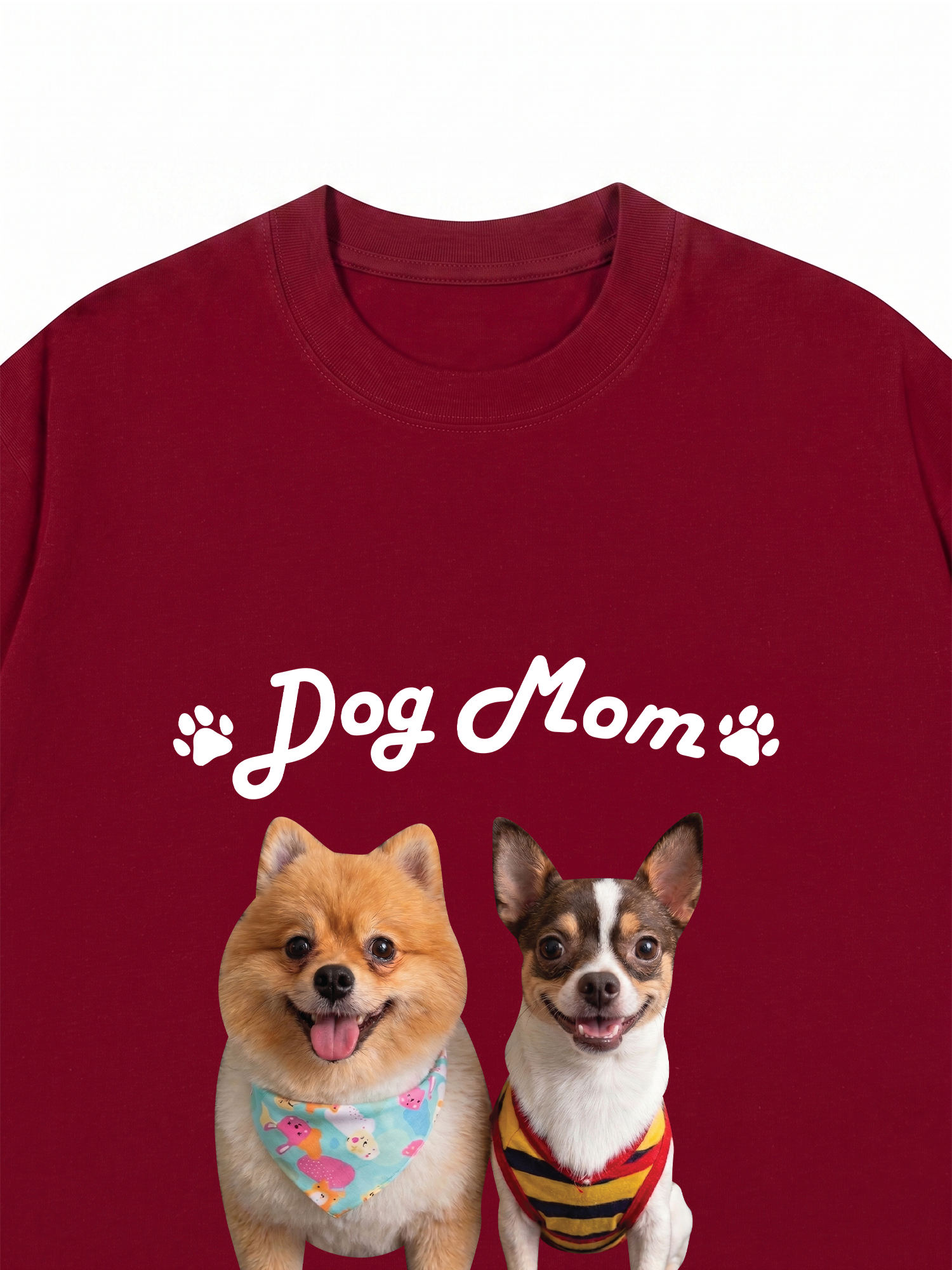 Áo Thun Custom Pet Smiling Dog Besties