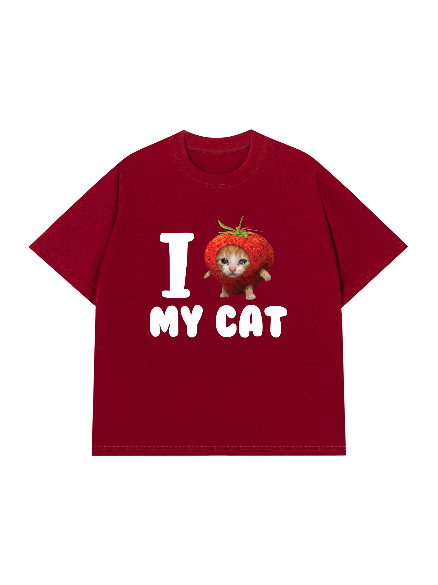 Áo Thun Custom Pet I Love My Cat