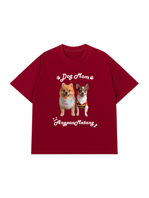 Áo Thun Custom Pet Smiling Dog Besties