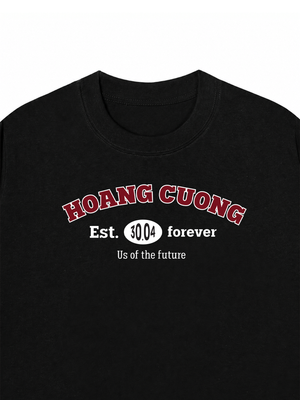 Áo Thun Couple Name And Birthday