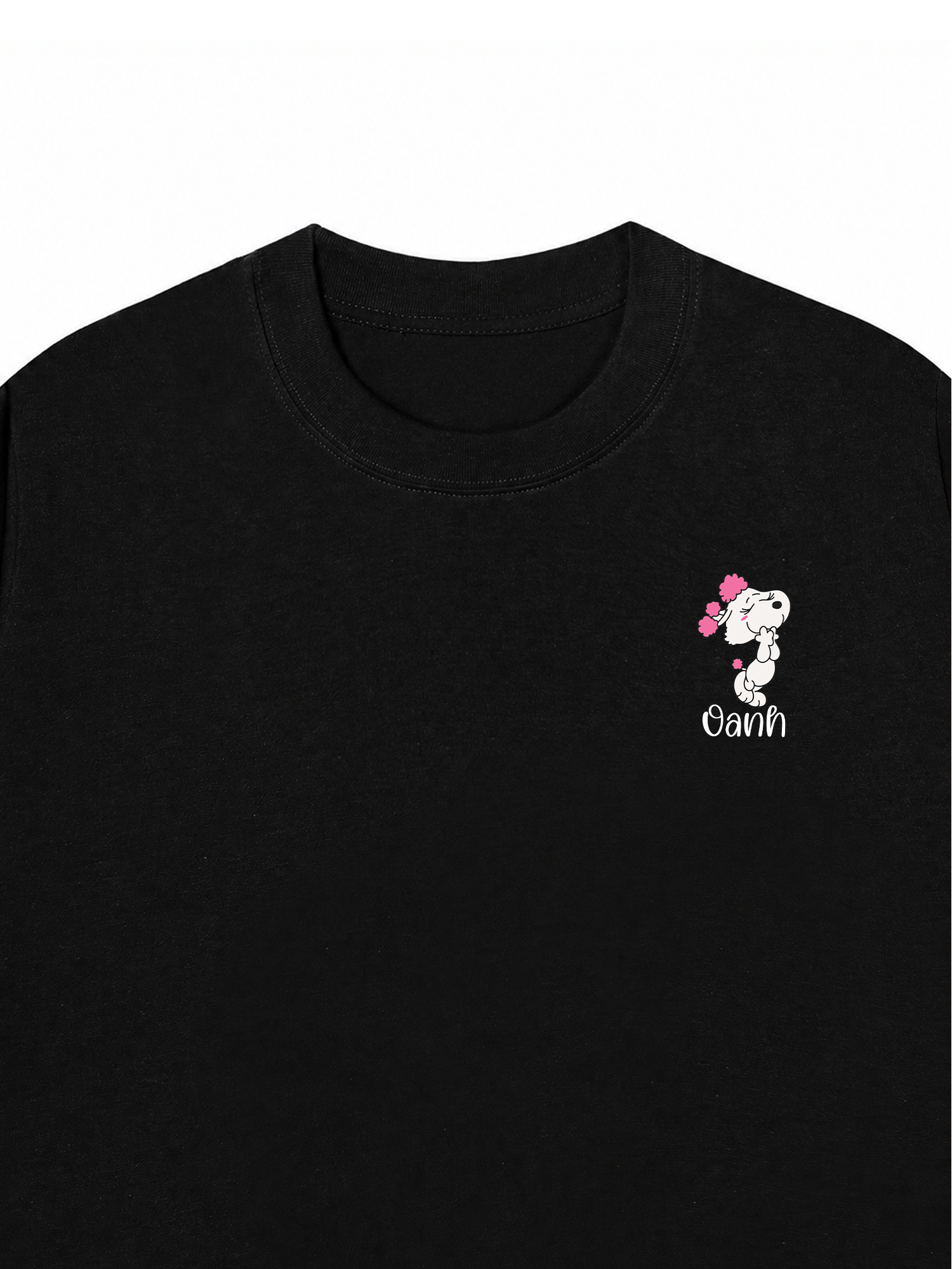 Áo Thun Custom Name Couple Cute Dog
