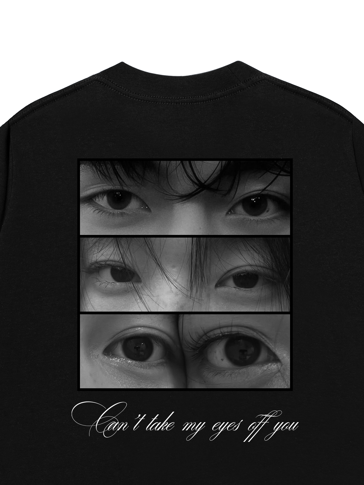 Áo Thun Custom Eyes Couple Photo