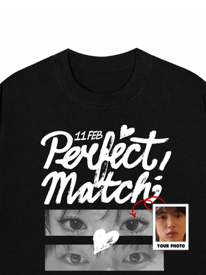 Áo Thun Couple Eyes Perfect Match