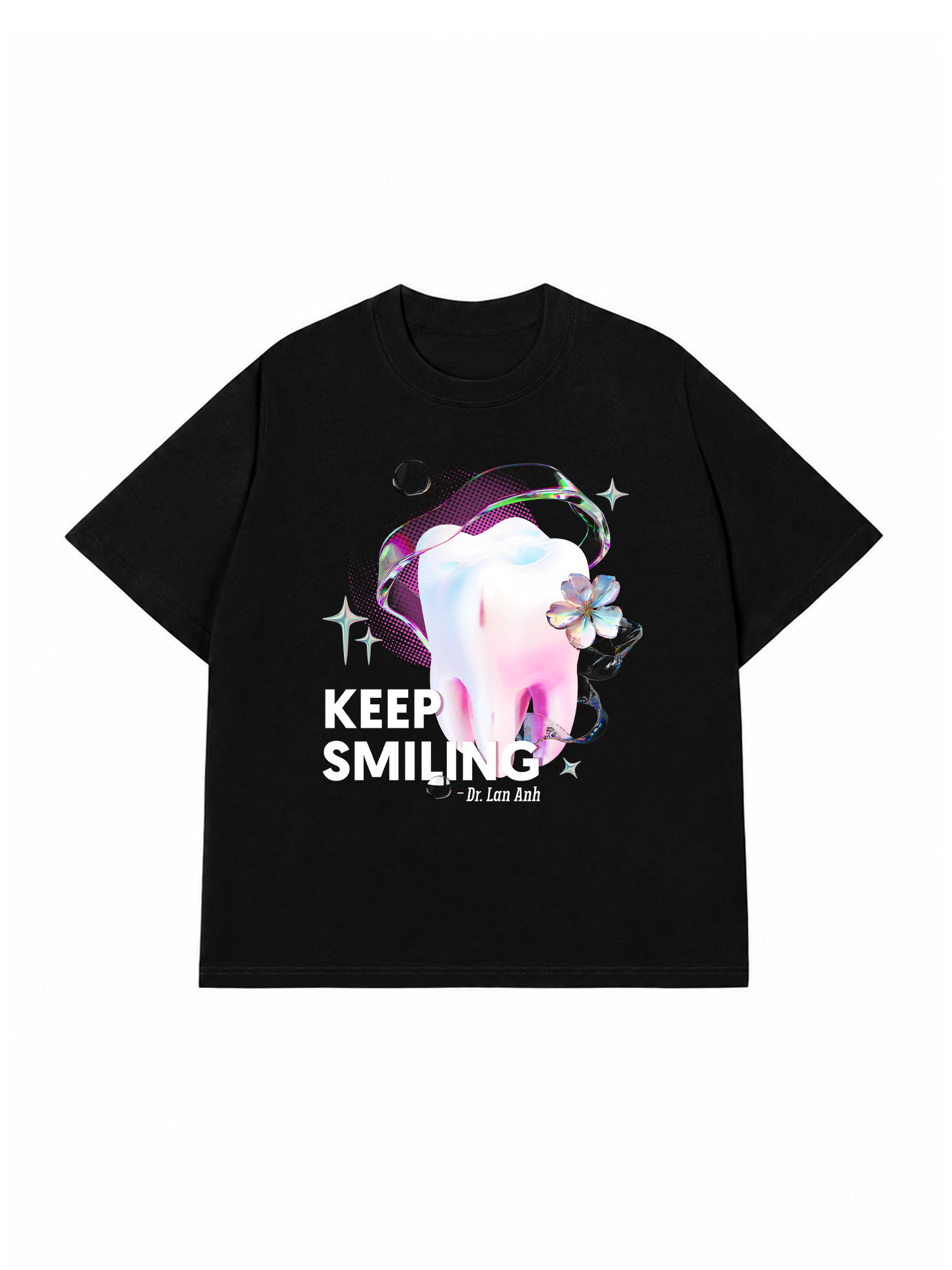 Áo Thun Custom Dentist Quote and Name