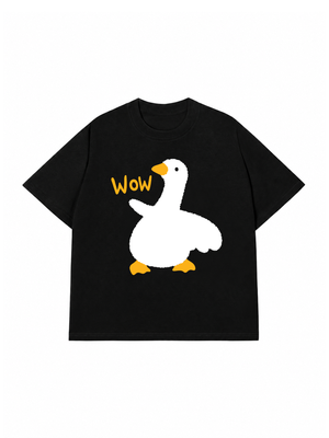 Áo Thun Custom Couple Wow Duck