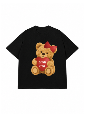 Áo Thun Custom Couple Teddy Couple
