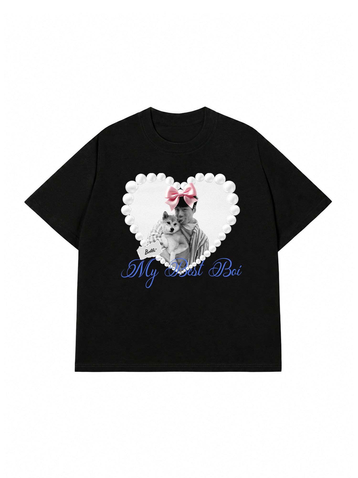 Áo Thun Custom Pets Heart Pearl Shirt