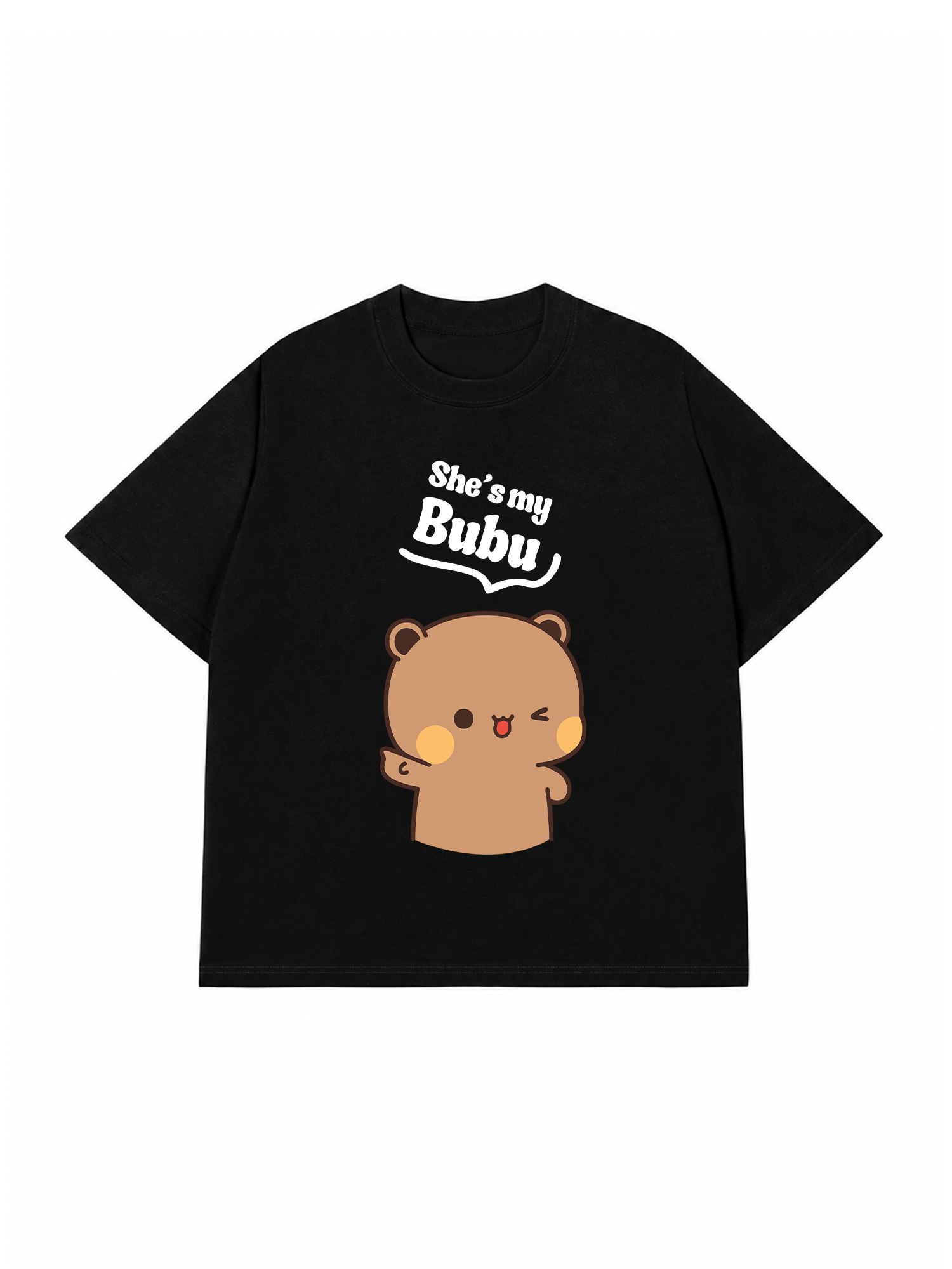 Áo Thun Custom Bubu & Dudu Couple Shirts Matching Bear T-Shirts