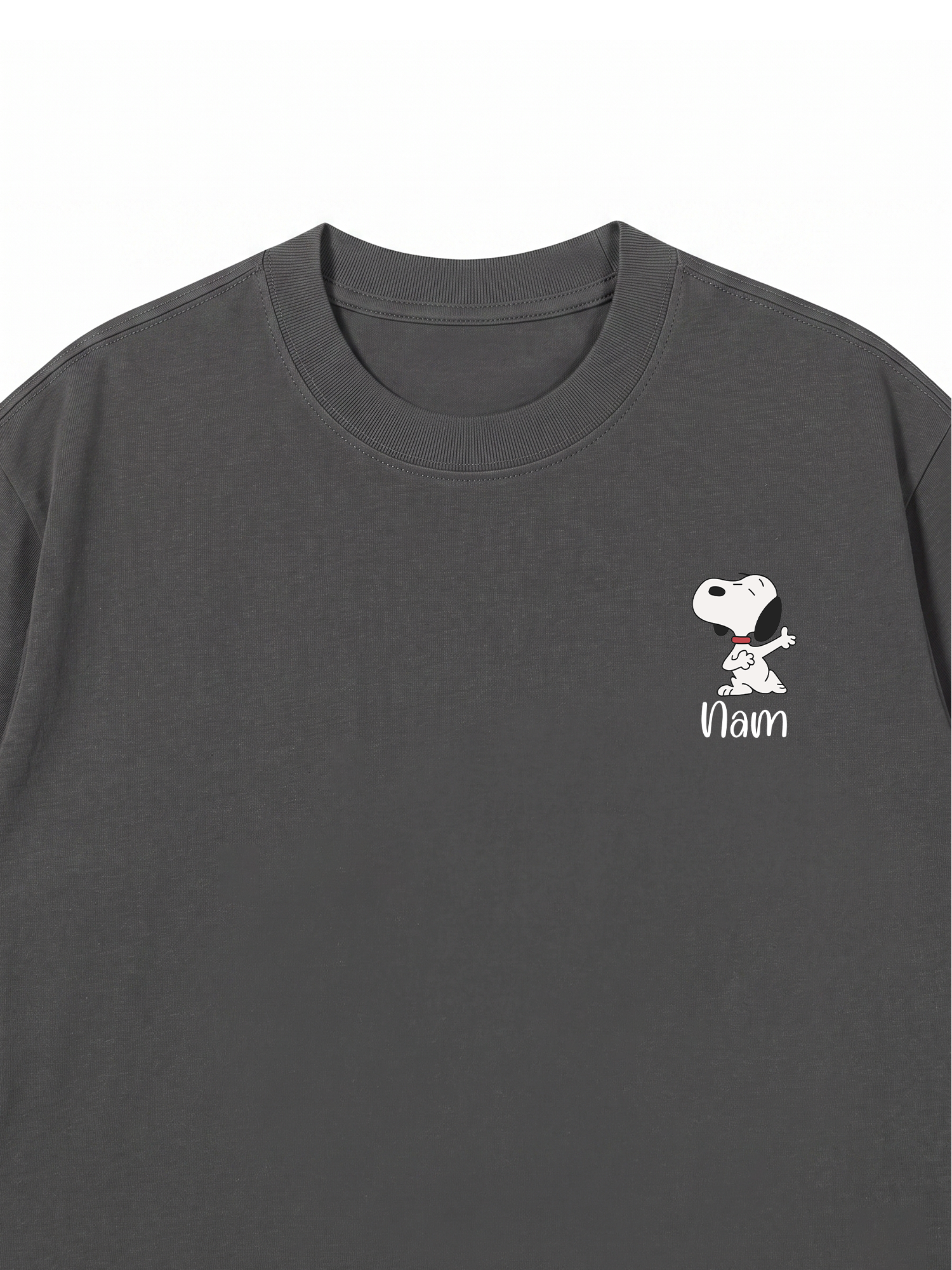 Áo Thun Custom Name Couple Cute Dog