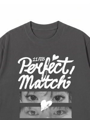 Áo Thun Couple Eyes Perfect Match