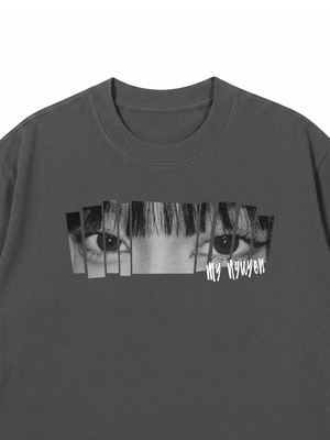 Áo Thun Custom Eyes Shirt Girlfriend And Boyfriend's Eyes