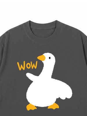 Áo Thun Custom Couple Wow Duck