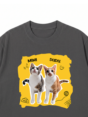 Áo Thun Custom Photo Pet Cat