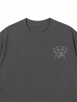 Áo Thun Custom Pet Lineart