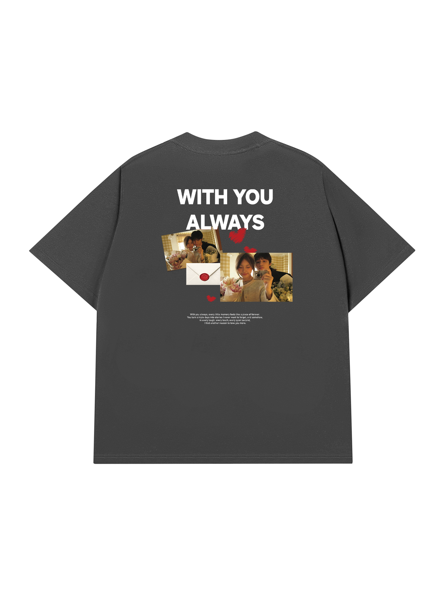 Áo Thun Custom Couple With You Always