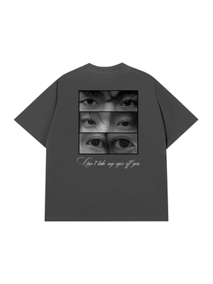 Áo Thun Custom Eyes Couple Photo