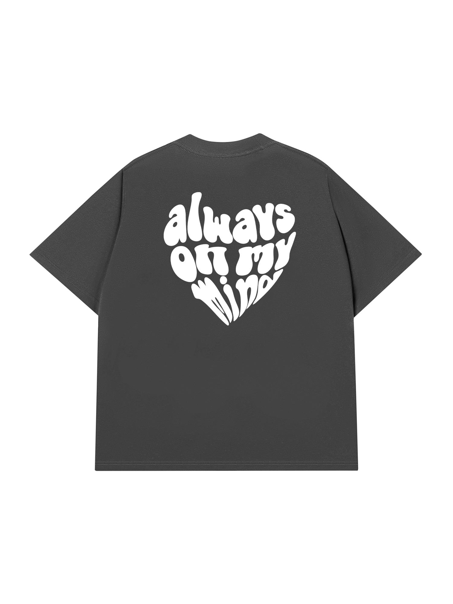 Áo Thun Custom Couple Name Alway On My Mind