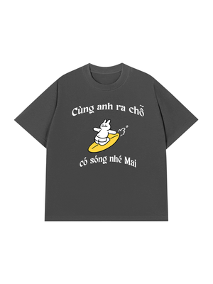 Áo Thun Custom Name Cùng Nhau Ra Chỗ Có Sóng