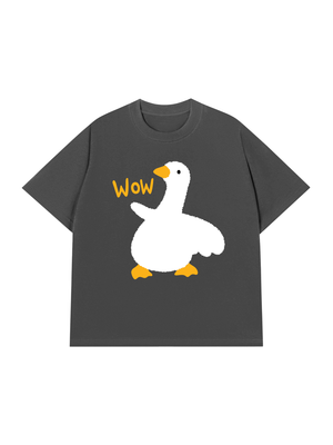 Áo Thun Custom Couple Wow Duck