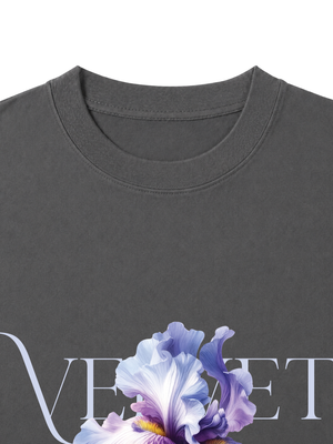 Áo Thun Nữ Bloom Velvet Iris