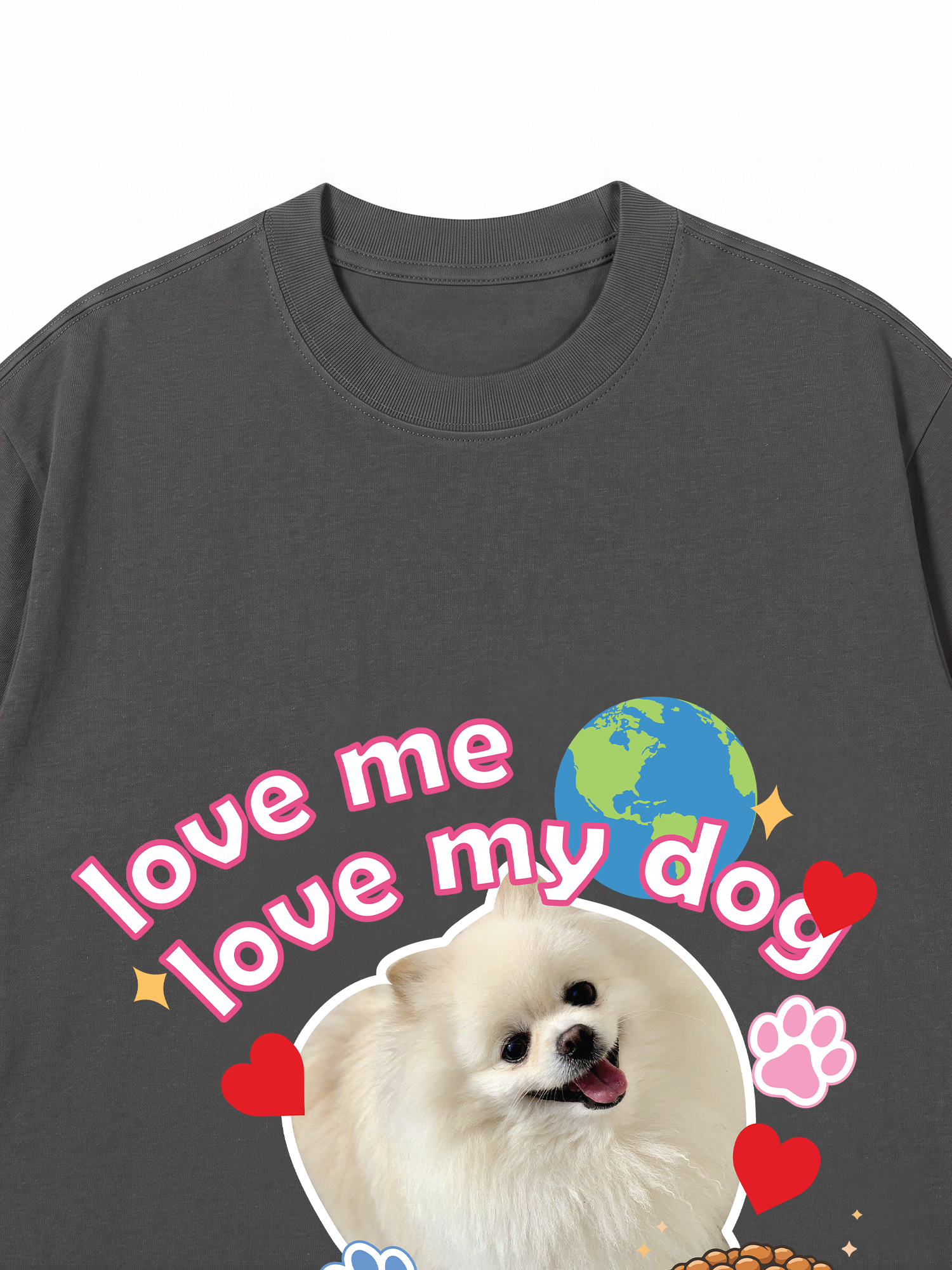 Áo Thun Custom Pet Love Me Love My Dog