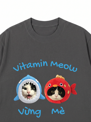 Áo Thun Custom Pet Best Meow