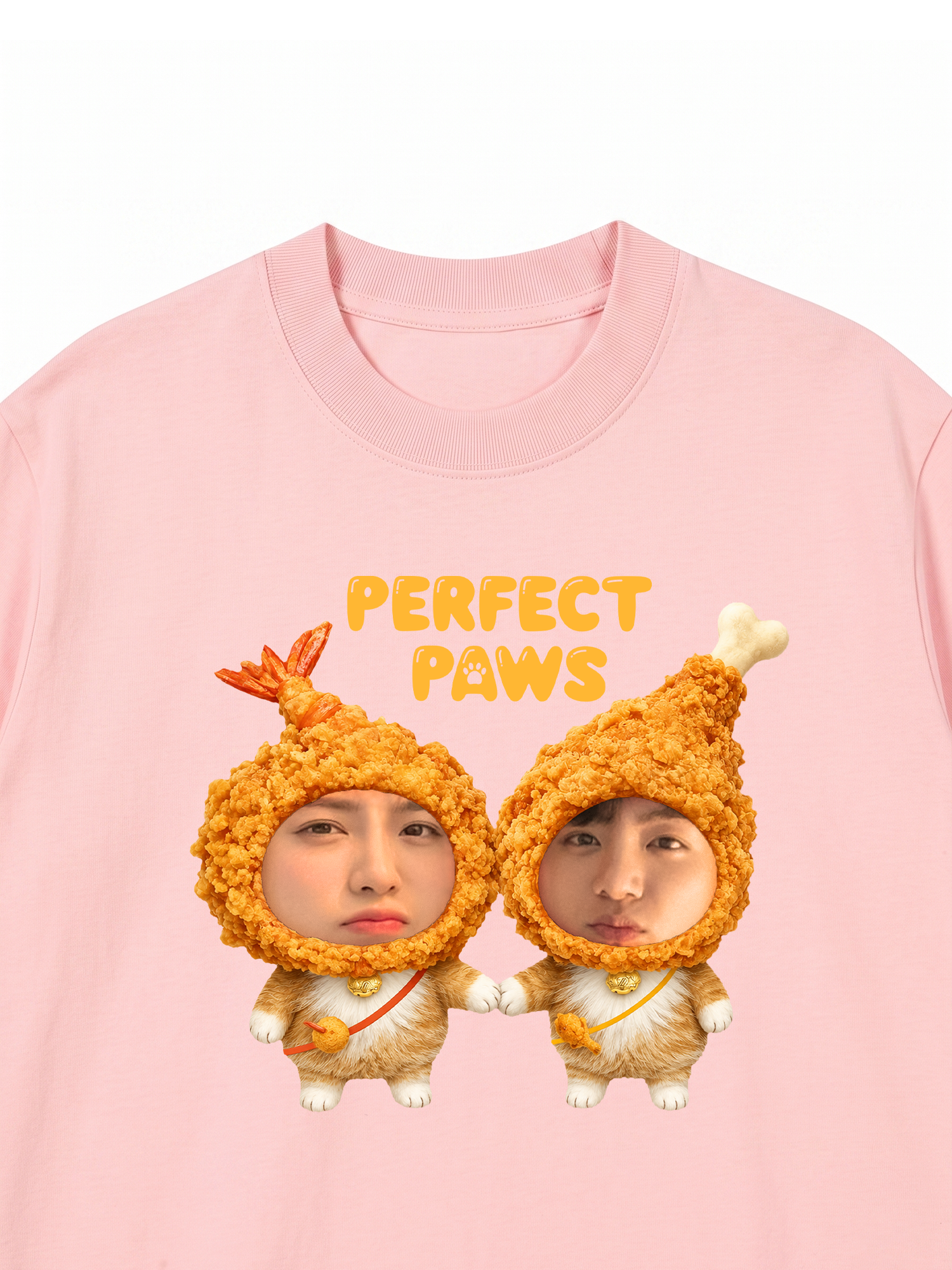 Áo Thun Custom Couple Purrfect Paws