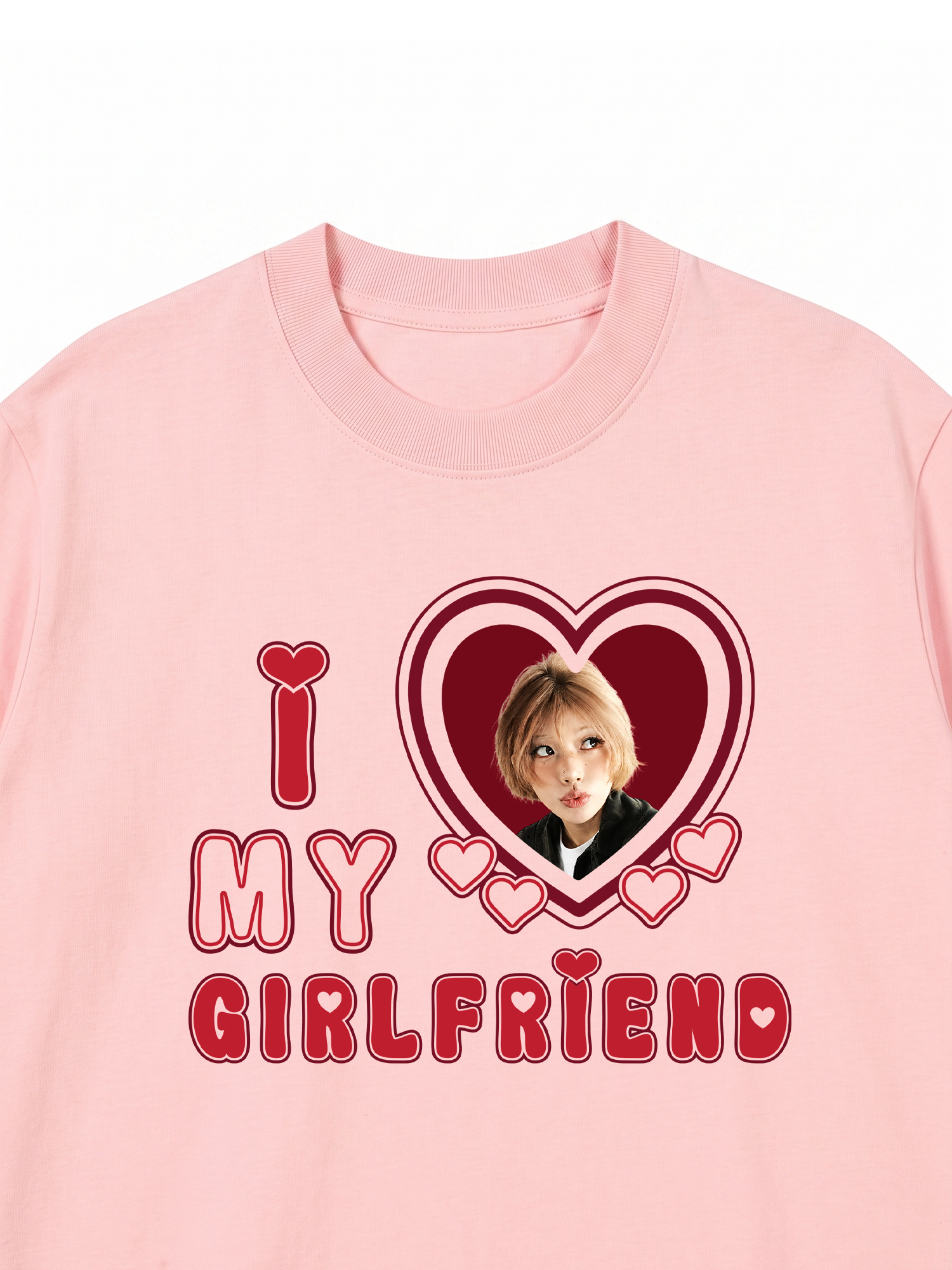 Áo Thun Custom Couple I Love My Boyfriend, Girlfriend