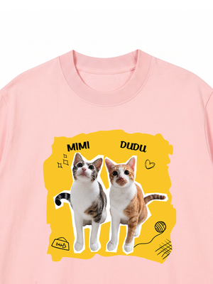 Áo Thun Custom Photo Pet Cat