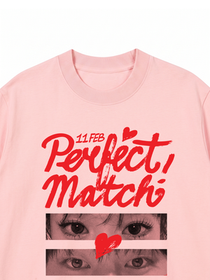 Áo Thun Couple Eyes Perfect Match