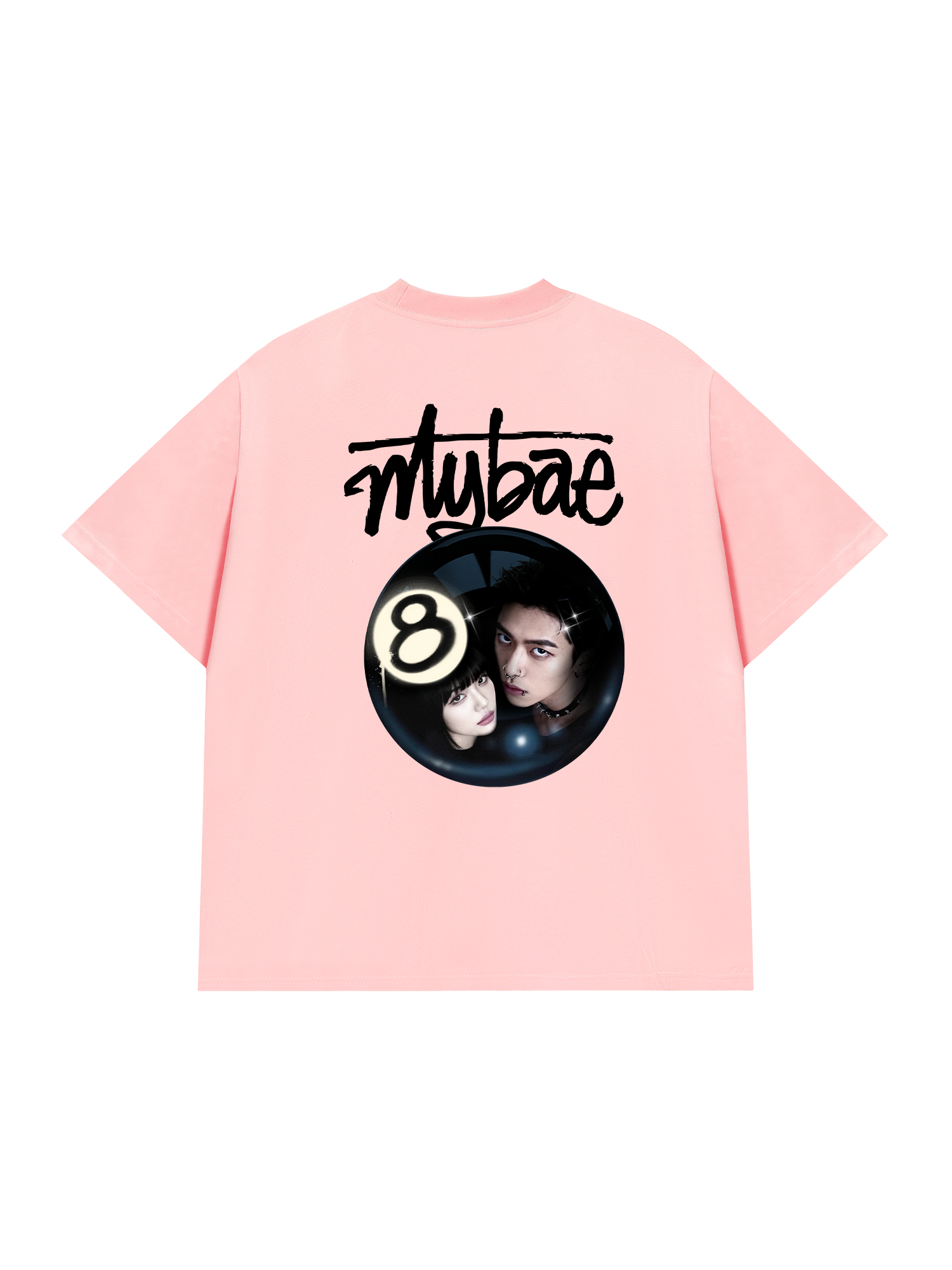 Áo Thun Custom Couple Blue Pocket Lover My Bae