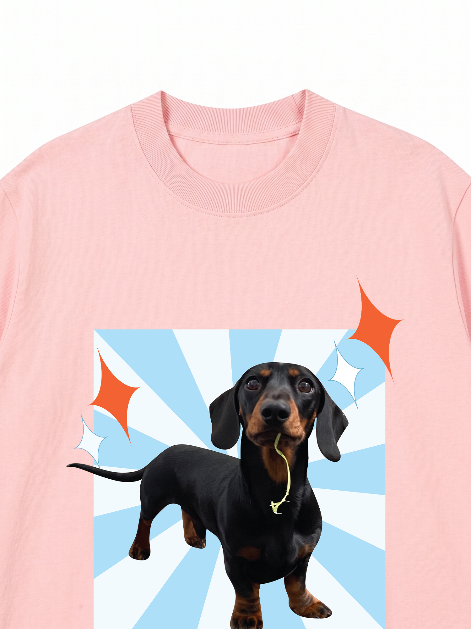 Áo Thun Custom Pet Glimmering Radial Square