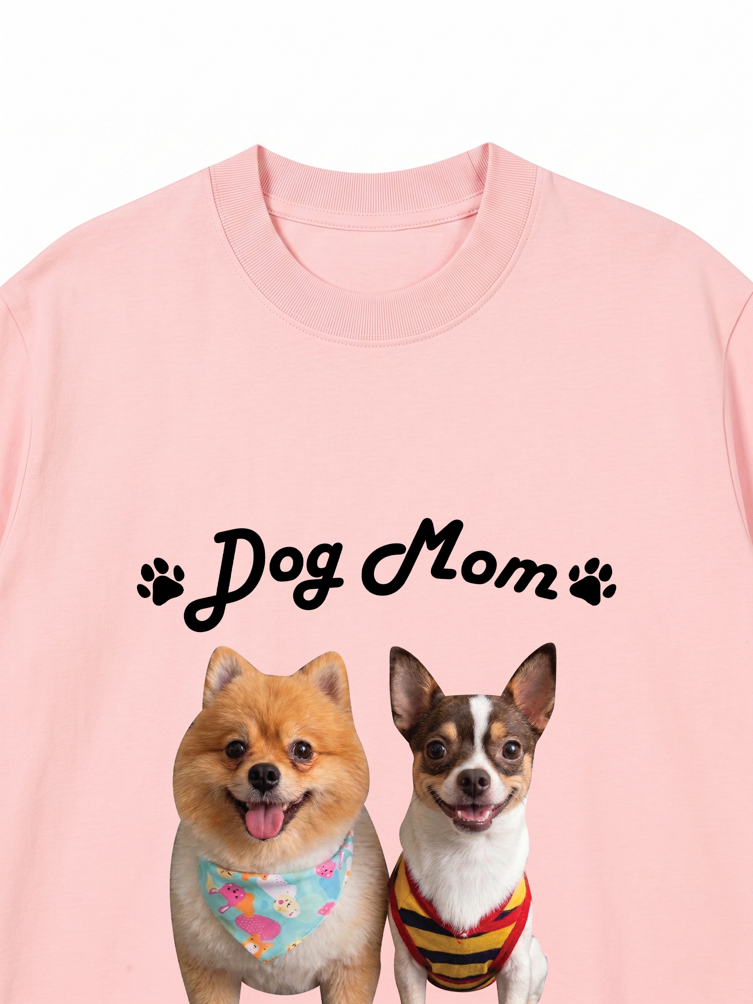 Áo Thun Custom Pet Smiling Dog Besties