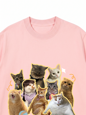 Áo Thun Custom Pet Meow Group