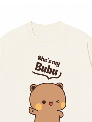 Áo Thun Custom Bubu & Dudu Couple Shirts Matching Bear T-Shirts