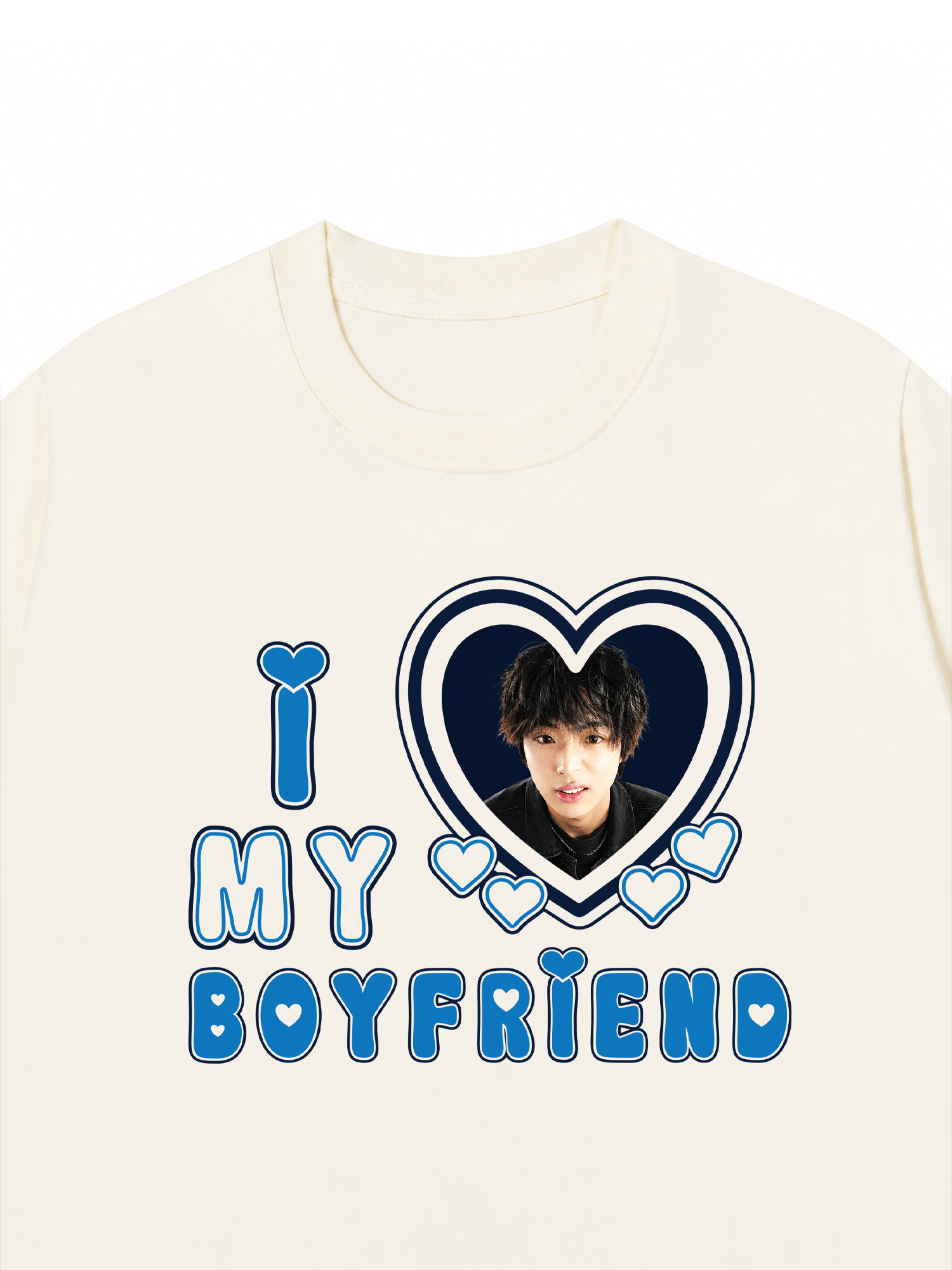 Áo Thun Custom Couple I Love My Boyfriend, Girlfriend