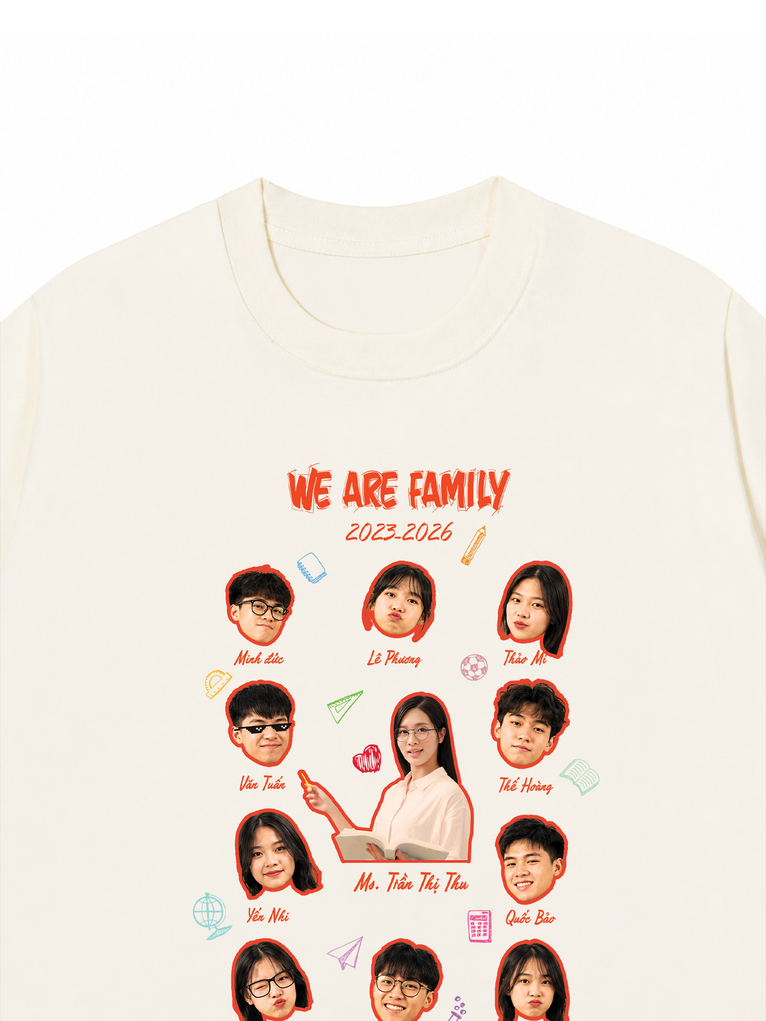 Áo Thun Custom Class Shirt We Are Family