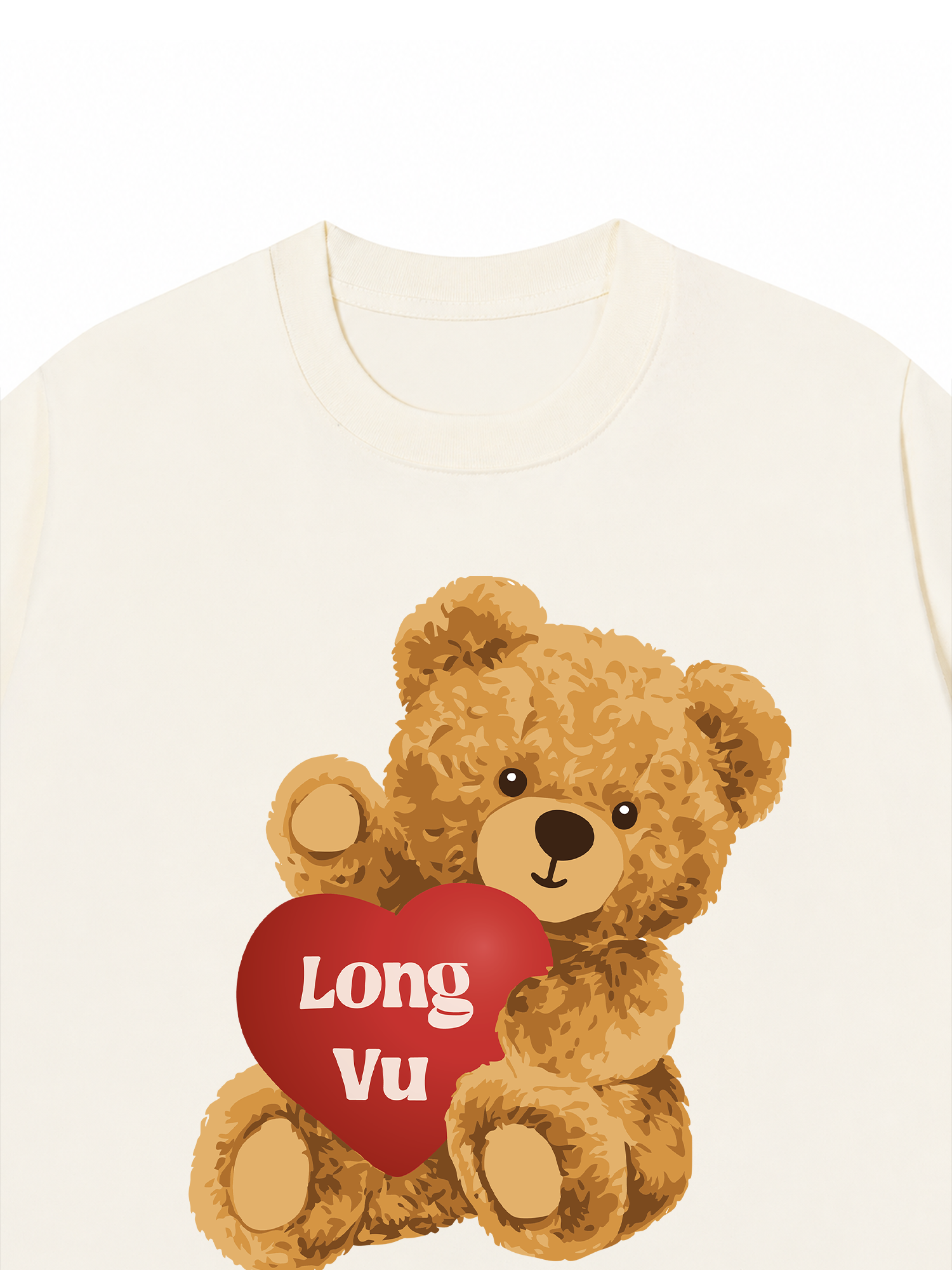 Áo Thun Custom Couple Teddy Couple