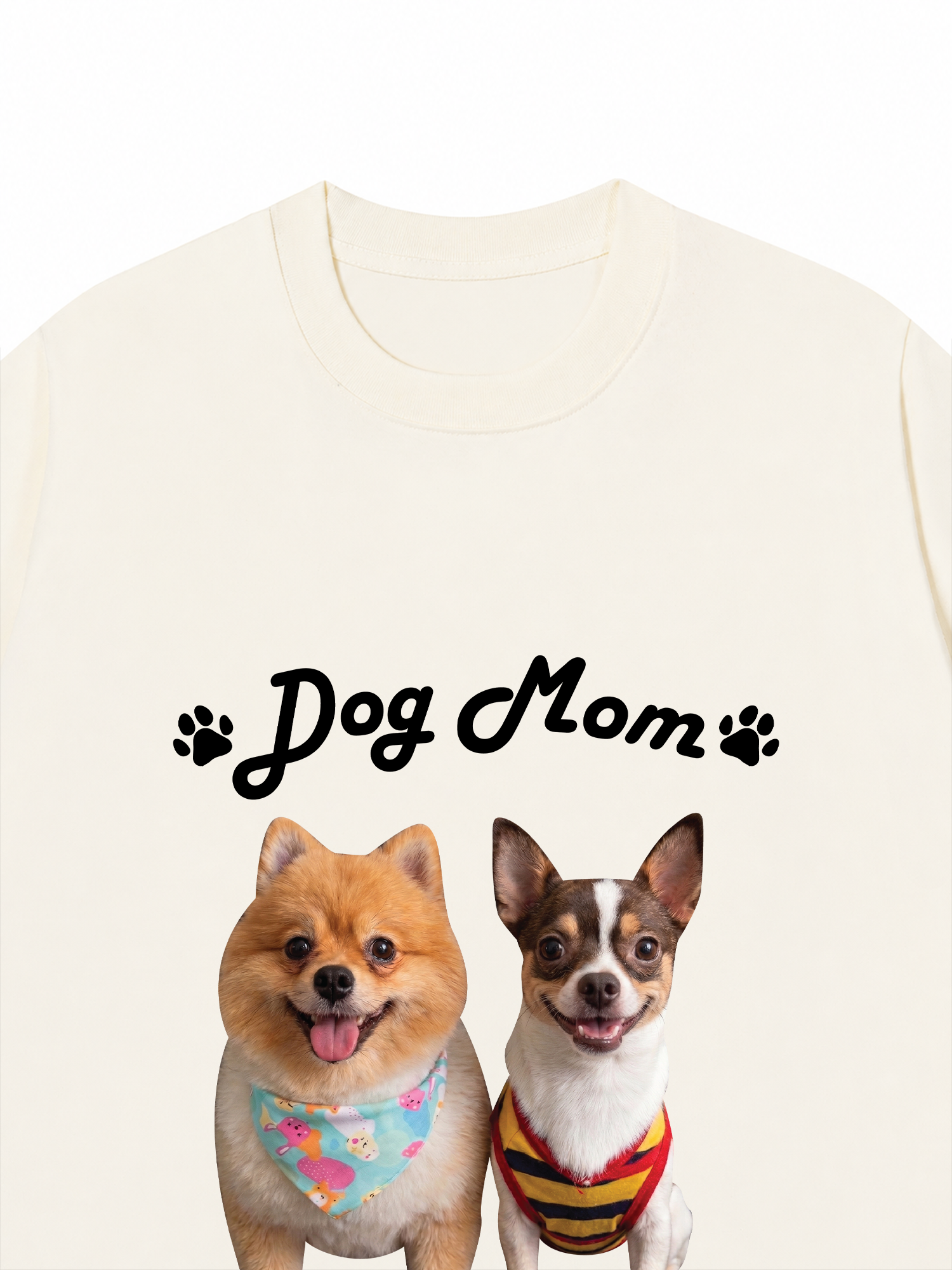 Áo Thun Custom Pet Smiling Dog Besties