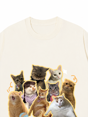 Áo Thun Custom Pet Meow Group